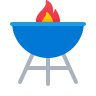 Icone d'un barbecue